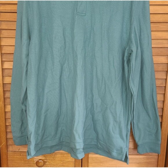 L.L. Bean Mens Long Sleeve Polo Size L - Picture 5 of 8